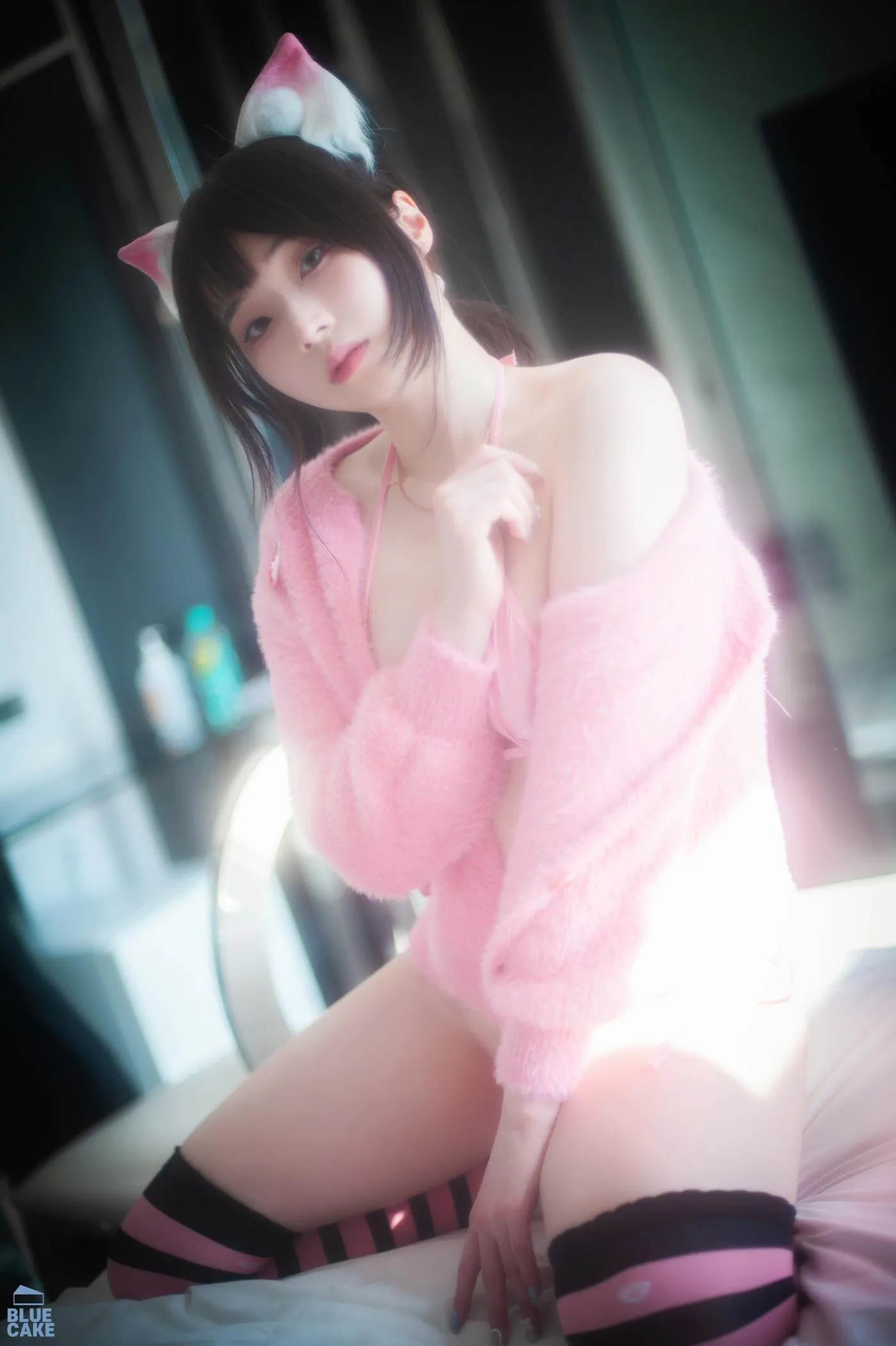Bambi밤비 – NO.91 [BLUECAKE] Naughty Cats Pink  Mint RED[23] [55P]插图8